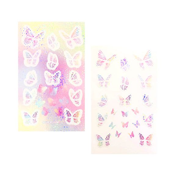 [Ddungchi] Hologram butterfly Sticker