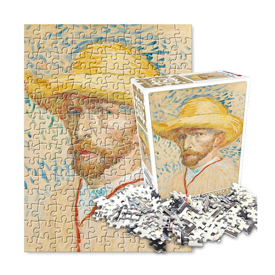 Famous paintings Jigsaw Puzzle 150pcs Self Portrait with Straw Hat