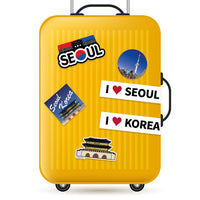 Waterproof PVC Removal Sticker-Seoul Korea