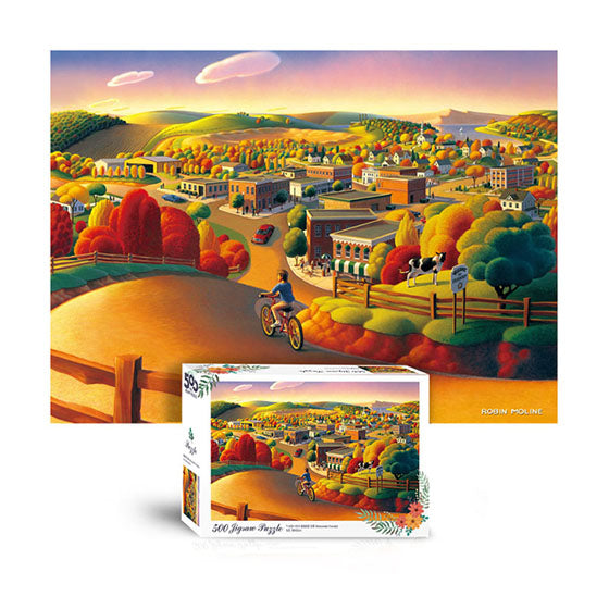 Scene Jigsaw Puzzle 500pcs Peaceful afternoon(T-A05-1015)